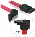 DeLock Cable SATA 30cm up/straight Red 84249