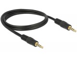 DeLock Cable Stereo Jack 3.5 mm 4 pin male > male 1m 83435