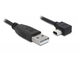 DeLock Cable USB 2.0-A male > USB mini-B 5pin male angled 5m 82684