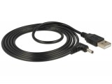 DeLock Cable USB Power > DC 3.5 x 1.35 mm Male 90° 1,5m Black 83577