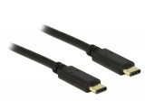 DeLock Cable USB Type-C 2.0 male > USB Type-C 2.0 male 2m Black 83332