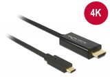 DeLock Cable USB Type-C male > HDMI male (DP Alt Mode) 4K 30 Hz 2m Black 85259