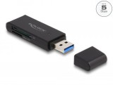 DeLock Card Reader SuperSpeed USB 5 Gbps for SD and Micro SD memory cards 91002