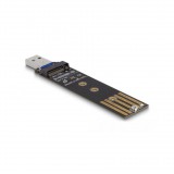 Delock Combo Konverter für M.2 NVMe PCIe/SATA SSD USB 3.2 (64197)