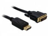 Delock DisplayPort 1.1 - DVI 24+1 kábel 5m (82593)