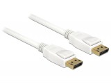 Delock Displayport 1.2 4K kábel 1m fehér (84876)