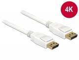 Delock Displayport 1.2 4K kábel 5m fehér (84879)