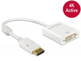 Delock Displayport 1.2 - DVI 4K aktív adapter (62600)