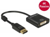 DeLock Displayport 1.2 male to DVI female 4K passzív adapter Black 62601