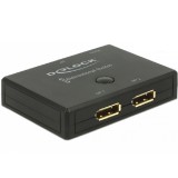 Delock Displayport 2 - 1 kapcsoló kétirányú 4K 60 Hz