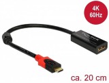 Delock DisplayPort átalakító USB Type-C kijelzőhöz 4K, 60Hz (63928)