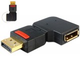 Delock Displayport balra forgatott adapter (65377)