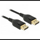 Delock DisplayPort kábel 8K 60 Hz 1 m DP 8K tanúsítvánnyal