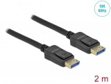 DeLock DisplayPort male/male 10K cable 2m Black 80262
