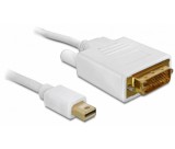 Delock Displayport mini apa > DVI 24pin apa kábel,