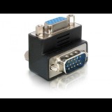 Delock DL65171 VGA male - female 90°-ban jobbra elforgatott adapter (DL65171)