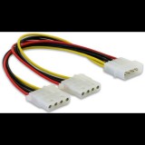 Delock DL82100 "Y" elosztó kábel - 2 db 4 tűs Molex (DL82100)