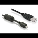 DeLock DL82298 USB2.0–A apa - Micro-A USB apa kábel 1m (DL82298) - Adatkábel