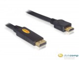 Delock DL82435 Displayport apa - HDMI apa kábel 3m