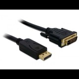 Delock DL82590 Displayport - DVI 24+1 kábel apa - apa 1.0m (DL82590)