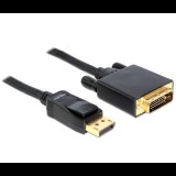 Delock DL82592 Displayport - DVI 24+1 kábel apa - apa 3m (82592)