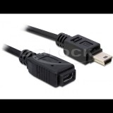 Delock DL82667 USB 2.0 mini-B hosszabbító kábel apa-anya 1 m (DL82667)
