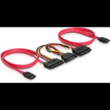 Delock DL84239 SATA All-in-One cable for 2x HDD (DL84239) - Átalakítók