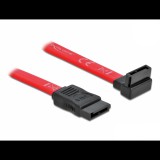 Delock DL84354 SATA cable 22cm left/straight (balra fordított csatlakozó) (DL84354)