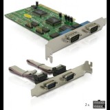 DeLock DL89046 4x soros (RS-232) PCI kártya (DL89046)