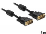 Delock DVI 24+1 apa - apa kábel, 5 m (83192)