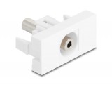 Delock Easy 45 Modul sztereo jack anya 3,5 mm 3 tűs - Sztereo jack anya 3,5 mm 3 tűs fehér