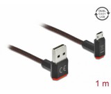 Delock EASY-USB 2.0 Type-A - Micro B derékszögű 1m