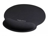 DeLock Ergonomic with Wrist Rest Egérpad Black 12559
