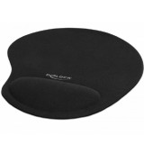 Delock Ergonómikus egérpad géles csuklótámasszal fekete 230 x 202 x 24 mm