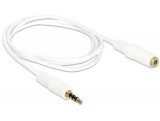 DeLock Extension Cable Audio Stereo Jack 3.5 mm male / female IPhone 4 pin 0,5m 84717