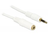 DeLock Extension Cable Audio Stereo Jack 3.5 mm male / female IPhone 4 pin 1m 84480
