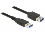 Delock Extension cable USB 3.0 Type-A male  USB 3.0 Type-A female 0.5m black 85053