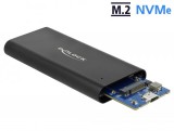 DeLock External Enclosure for M.2 NVMe PCIe SSD with SuperSpeed USB 10 Gbps (USB 3.1 Gen 2) USB Type-C female 42614