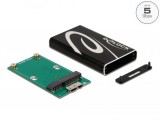 DeLock External Enclosure SuperSpeed USB for mSATA SSD 42006