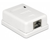 Delock fali aljzat 1 portos Cat.6