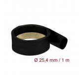Delock Fekete, hőre szűkülő tubus 1 m x 25,4 mm méretű szűkülési aránya 4:1 (20663)