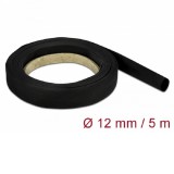 Delock Fekete zsugorcső 5 m x 12 mm