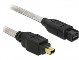 Delock firewire 9 pin - 4 pin kábel, 3m (82594)