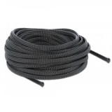 Delock Fonott kábelharisnya nyújtható 10 m x 6 mm fekete