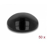 Delock Gumi alátét öntapadós 10 x 3 mm 50 db. fekete