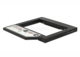 Delock HDD-hez SATA átalakító Slim 5.25 beépítő keret 2.5" SATA 9.5mm-ig (DL62669)