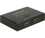 Delock HDMI 2 - 1 kapcsoló kétirányú 4K 60 Hz