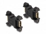 Delock HDMI anya – anya adapter csavarozható csatlakozással (66068)