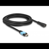DeLock HDMI anya - HDMI apa kábel 48 Gbps 8K 60 Hz bővítőkábel fekete 3 m (81999) (D81999)