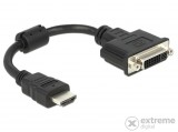Delock HDMI apa/DVI 24+1 anya átalakító, 20cm